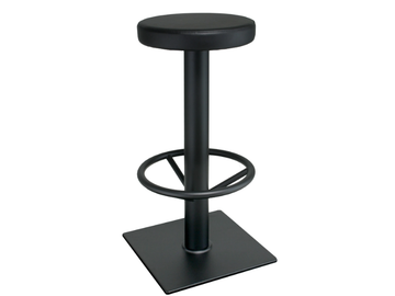 110 - Cast iron stool with footrest by PF Stile - view 2